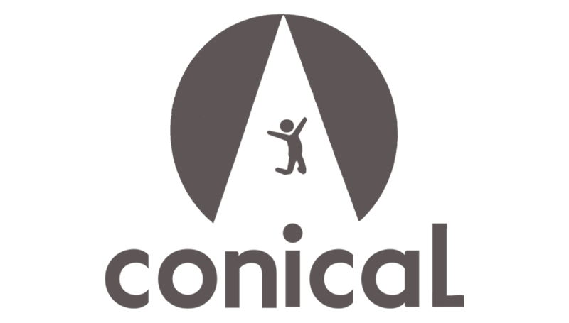 Conical logo